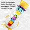LXB-76 Baby Bathroom Penguin Windmill Playing Water Toy(As Show)