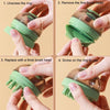 Pet Shower Brush with Refillable Gel (Green) - Cat & Dog Grooming