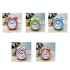 3 Inch Metal Bell Alarm Clock With Night Light Student Bedside Fashion Clock(Red)