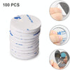 100 PCS 40x1.5mm Round EVA Foam Double-sided Adhesive Strong High-viscosity Sponge Sticker(Black)