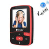 Original RUIZU X50 Sport Bluetooth MP3 Player 8gb Clip Mini with Screen Support FM,Recording,E-Book,Clock,Pedometer