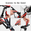 West Biking 16 In 1 Bicycle Repair Tool Multi-Function Wrench Hex Tool Riding Equipment(Black Red)