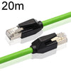 20m CAT6 Double Shielded Gigabit Industrial Cable Vibration-Resistant And Highly Flexible Drag Chain Cable