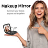 HE-C098 Multi-Functional USB Adapter Charging Cable Kit With Makeup Mirror & Phone Holder(White)
