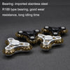 Four Gear Silver Linkage Fidget Spinner Decompression Toy
