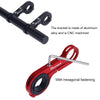 HLD-208 Mountainous Bicycle Aluminium Alloy Handlebar Extension Frame Flashlight Bracket (Black)