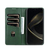 For Samsung Galaxy A56 5G AZNS Magnetic Calf Texture Flip Leather Phone Case(Dark Green)