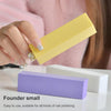 10 PCS Tofu Block Nail Polish Four Squares High Elastic Cotton Manicure Sand Block (White)