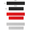 4pcs/Set Car Door Sill Strip PVC Anti-scratch Anti-dirt Protective Film(Carbon Fiber Black)