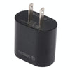 LZ-2117 18W QC3.0 3.1A USB Fast Charger, US Plug (Black)