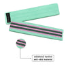 Lake Blue Weak Pull Polyester-cotton + Latex Yarn Loop Tension Band Yoga Resistance Band, Size: 76 x 8cm