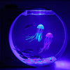 USB Jellyfish Tank Aquarium Mood Lamp with Planter (White)