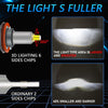V2 1 Pair H11 35W 6000K 4000LM Car 6 Sides LED Headlight(Cool White)