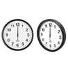 Smart Network Automatic Time Synchronization Wifi Wall Clock Modern Minimalist Silent Living Room Clock, Size:12 inch(Black)