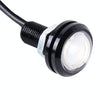 2 PCS 2x 3W  Waterproof Eagle Eye light  White LED Light for Vehicles, Cable Length: 60cm(Blue Light)