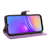 For Samsung Galaxy A06 4G / 5G 3D Butterfly Embossed Pattern Flip Leather Phone Case(Purple)