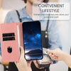 For Samsung Galaxy A05s / F14 4G Strong Magnetic Frosted Flip Leather Phone Case(Pink)