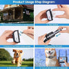 Outdoor Wireless Electronic Pet Fence Night Reflective Collar, Specification: One for Two(US Plug)