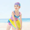 Girls One Piece Dress Swimwear Mermaid One Piece Swimsuit, Size: 110cm