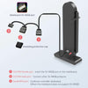 COOLMOON GH3 Computer ARGB Vertical Adjustable Lens Graphics Card Holder, Style: No Temperature Display Black