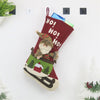 CX20228 Santa Claus Pattern Christmas Sock Gift Bag Christmas Tree Pendant Decoration