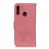 For Alcatel 1SE 2020 Cowhide Texture PU + TPU Horizontal Flip Leather Case with Holder & Card Slots & Wallet(Pink)