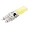 G9 3W 300LM COB LED Light , Silicone Dimmable for Halls / Office / Home, AC 220-240V, Transparent Plug(White Light)