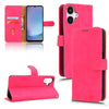 For Samsung Galaxy A25 5G SC-53F Skin Feel Magnetic Flip Leather Phone Case(Rose Red)