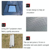 LADUTA Outdoor Self-Driving Tour Barbecue Camping Car Side Tent Car Tail Extension Tent Supplies(Painted Silver)