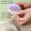 Pet Shower Brush with Soap Dispenser - Green