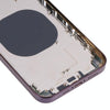 iPhone XR Back Housing Cover (Purple) - iP14 Pro Style