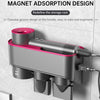 For Dyson Hair Dryer Bracket Storage Rack Wall Mounted Organizer Holders With Hand Dryer Red