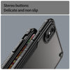 For iPhone XS Max Armor Glaze PC Hybrid TPU Phone Case(Black)