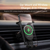 Baseus 15W Stable Gravitational Wireless Charging Car Mount Pro Air Outlet Version(Black)