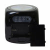 Multi-function LED Projection Alarm Clock Voice Talking Clock, Specification:Black + USB cable