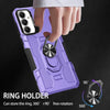 For Samsung Galaxy A05s Ring Holder Armor Hybrid Phone Case(Purple)