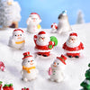 5pcs Christmas Cute Micro Landscape DIY Bonsai Decoration Snowscape Ornament, Style: No.21 Lying Pork