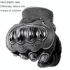 BSDDP RH-A0107 Motorcycle Riding Anti-Fall Full Finger Gloves, Size: L(Black+Grey)