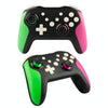 NS009 6-Axis Vibration Burst Wireless Bluetooth Gamepad For Switch Pro(Black Green Purple)