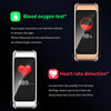 K50 1.08 inch Leather Band Earphone Detachable IP67 Waterproof Smart Watch Support Bluetooth Call(Black)