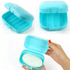 Small Traveling Portable Soap Box With Cover Sealing Soap Box, Color Random Delivery