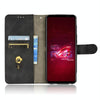 For Asus ROG Phone 6 Skin Feel Magnetic Flip Leather Phone Case(Black)