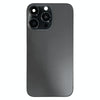 iPhone XR Back Cover, iP15 Pro Style (Black)