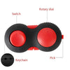3 PCS Decompression Handle Toys Novelty Finger Sports Handle Toy, Colour: Black Green (with Color Box Lanyard)