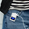 TF / Micro SD Card Slot MP3 Player with LCD Screen, Metal Clip(Silver)