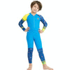 DIVE & SAIL LS-18822 Children Diving Suit Outdoor Sunscreen One-piece Swimsuit, Size: XL(Boy Blue)