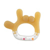 Rattle Baby Teether Soothing Pacifier Teething Stick Newborn Anti-Eating Hand Silicone Toy, Style: Rock Gesture