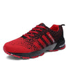 Outdoor Antiskid Breathable Trekking Hunting Tourism Mountain Sneakers Casual Shoes, Shoe Size:39(Black and Red)