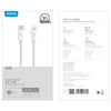 ROCK Simple Series 1m 27W USB-C / Type-C to 8 Pin Fast Charging Data Cable(White)
