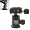 RUBY 005H Aluminium Magnesium Alloy Tripod Ball Head with Quick Release Plate Adapter(Black)